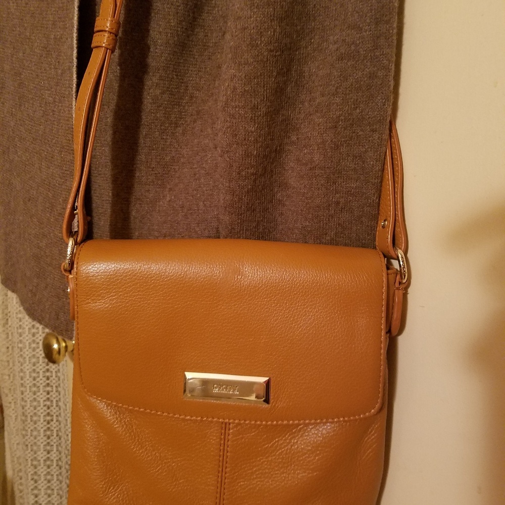 DKNY real leather pocketbook